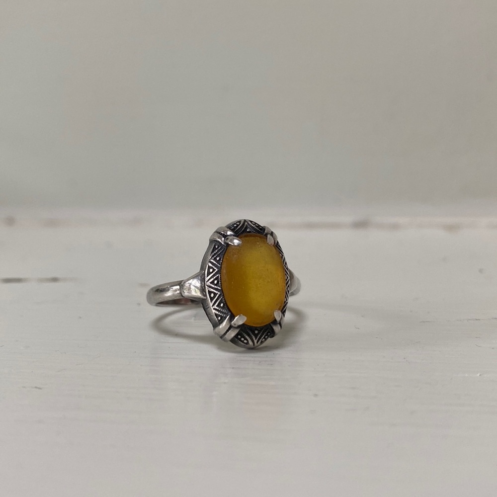 Antique silver ring from Europe 1920s or earlier